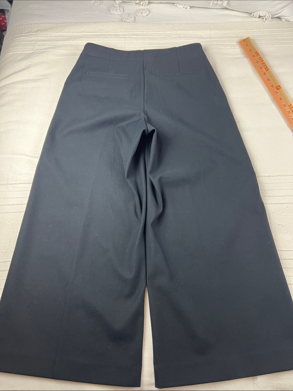 Ann Taylor Black Wide-Leg Dress Pants - Picture 10 of 13